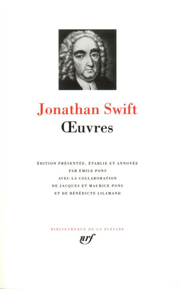 OEUVRES - SWIFT - GALLIMARD