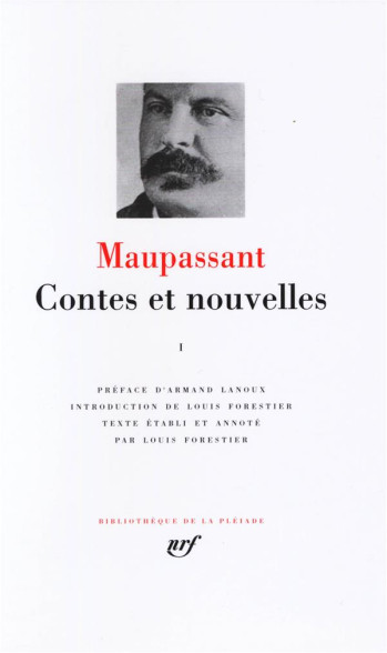 CONTES ET NOUVELLES T.1 - MAUPASSANT/LANOUX - GALLIMARD