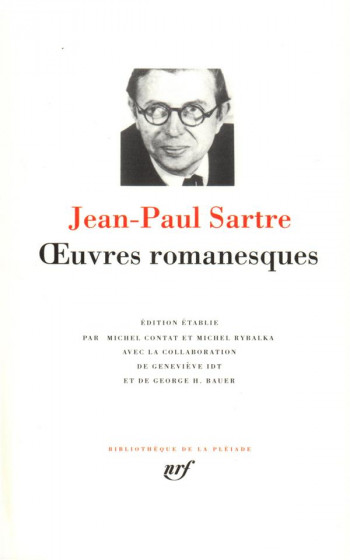 OEUVRES ROMANESQUES - SARTRE - GALLIMARD