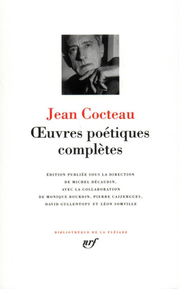 OEUVRES POETIQUES COMPLETES - COCTEAU - GALLIMARD