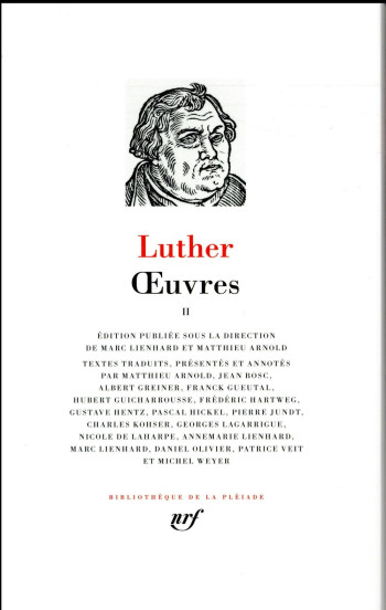 OEUVRES TOME 2 - LUTHER MARTIN - Gallimard