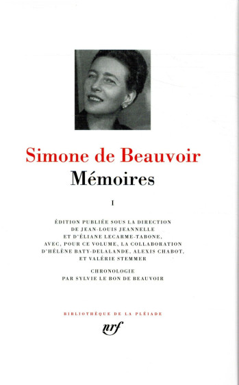 MEMOIRES T.1 - BEAUVOIR SIMONE DE - GALLIMARD