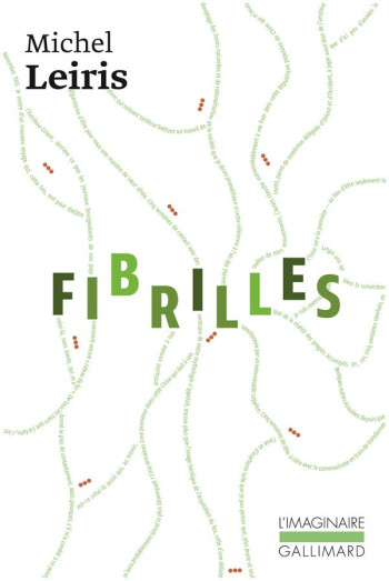 LA REGLE DU JEU T.3  -  FIBRILLES - LEIRIS MICHEL - GALLIMARD