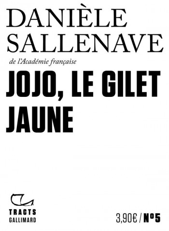 JOJO, LE GILET JAUNE - SALLENAVE DANIELE - GALLIMARD