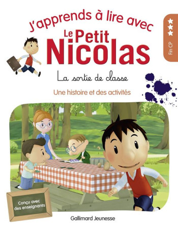 J'APPRENDS A LIRE AVEC LE PETIT NICOLAS TOME 17 : LA SORTIE DE CLASSE - DEMARIA MARJORIE - GALLIMARD