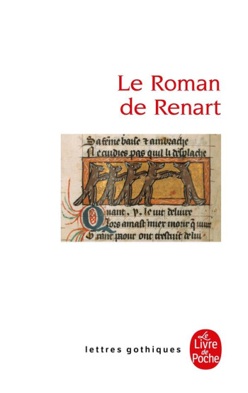 LE ROMAN DE RENART - ANONYME - LGF/Livre de Poche LE ROMAN DE RENART - ANONYME - LGF/Livre de Poche