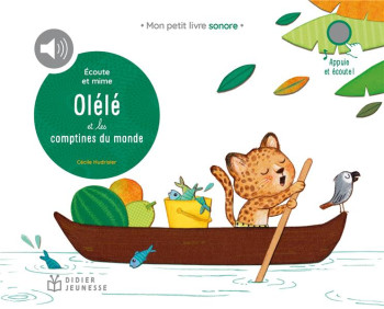 ECOUTE ET MIME : OLELE ET LES COMPTINES DU MONDE - COLLECTIF/HUDRISIER - DIDIER