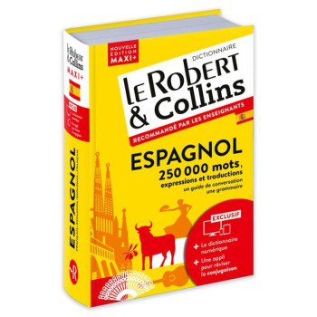 LE ROBERT et COLLINS  -  MAXI + : ESPAGNOL (EDITION 2023) - COLLECTIF - LE ROBERT