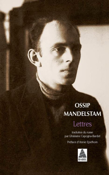 LETTRES - MANDELSTAM/EPELBOIN - ACTES SUD