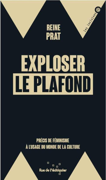 EXPLOSER LE PLAFOND : PRECIS DE FEMINISME A L'USAGE DU MONDE DE LA CULTURE - PRAT/FRAISSE - RUE ECHIQUIER