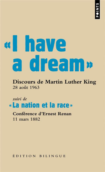 I HAVE A DREAM  -  LA NATION ET LA RACE - KING/RENAN - POINTS