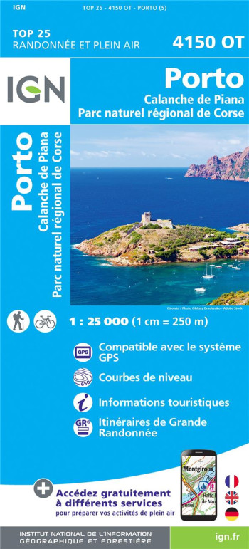 4150OT PORTO CALANCHE DE PIANA PNR DE CORSE - XXX - MICHELIN