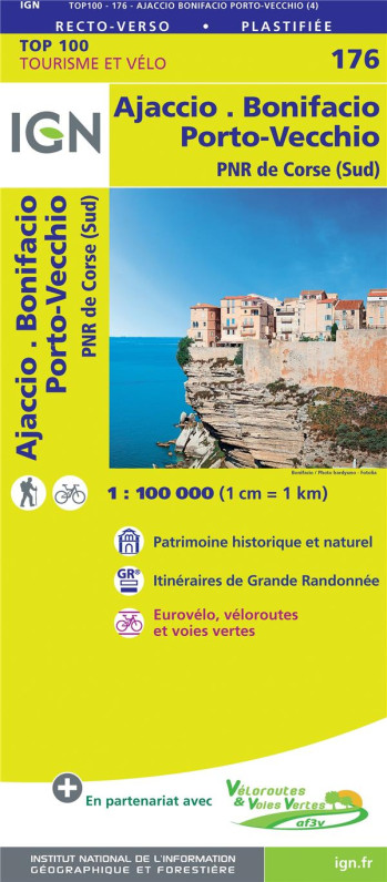 176 - AJACCIO BONIFACIO PORTO-VECCHIO - XXX - MICHELIN