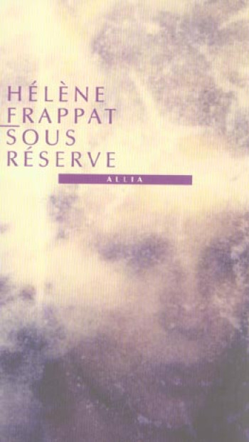 SOUS RESERVE - FRAPPAT HELENE - ALLIA