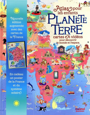 PLANETE TERRE : ATLAS POUR LES ENFANTS - LAVAGNO - NUINUI JEUNESSE