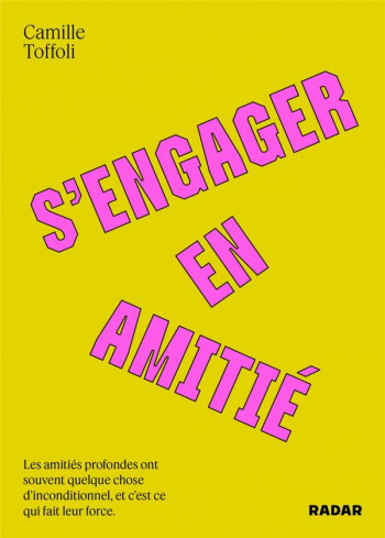 S'ENGAGER EN AMITIE - TOFFOLI - ECOSOCIETE