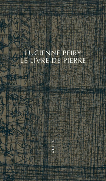 LE LIVRE DE PIERRE - PEIRY LUCIENNE - ALLIA