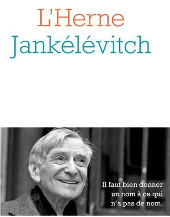 CAHIER JANKELEVITCH - JANKELEVITCH V. - L'HERNE