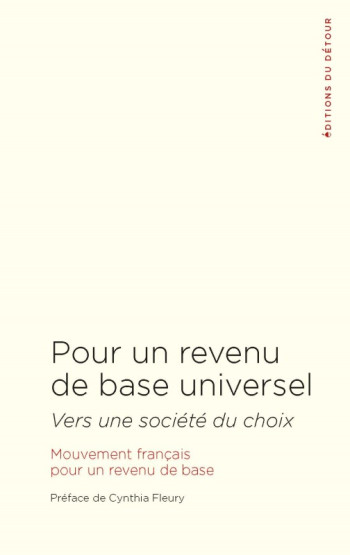 POUR UN REVENU DE BASE UNIVERSEL - MFRB/FLEURY CYNTHIA - ED DETOUR