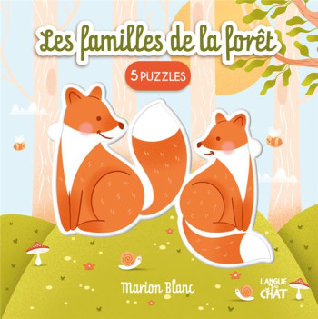 LES FAMILLES DE LA FORET : 5 PUZZLES - BLANC/COLLECTIF - NC