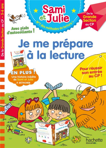 CAHIER DE LECTURE AVEC SAMI ET JULIE : JE ME PREPARE A LA LECTURE  -  DE LA GS AU CP - BONTE/ALBERTIN - HACHETTE