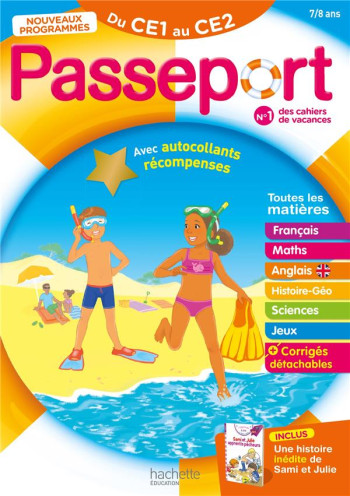 PASSEPORT : DU CE1 AU CE2 - BESSIERES/KNOWLES - HACHETTE