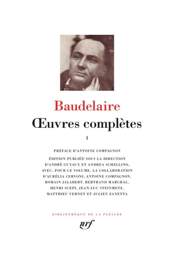 OEUVRES COMPLETES TOME 1 - BAUDELAIRE/COMPAGNON - GALLIMARD