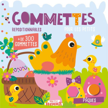 MON P'TIT HEMMA : GOMMETTES POUR LES PETITS : PAQUES - CAROTTE ET COMPAGNIE - HEMMA