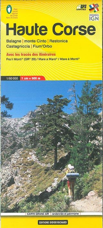 GRAND AIR N.8  -  HAUTE CORSE  -  BALAGNE, MONTE CINTO, RESTONICA, CASTAGNICCIA, FIUM'ORBO - XXX - Glénat