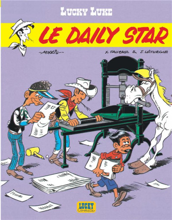 LUCKY LUKE - TOME 23 - LE DAILY STAR - LETURGIE JEAN/MORRIS - LUCKY