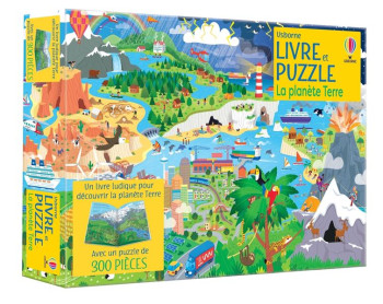 LIVRE ET PUZZLE : LA PLANETE TERRE - DAYNES/CHASPOUL - NC