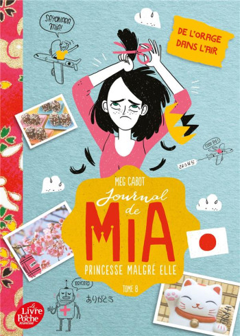 JOURNAL DE MIA, PRINCESSE MALGRE ELLE - TOME 8 - DE L'ORAGE DANS L'AIR - CABOT MEG - POCHE JEUNESSE