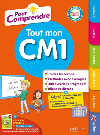 POUR COMPRENDRE TOUT MON CM1 - HUET PASCALE - HACHETTE