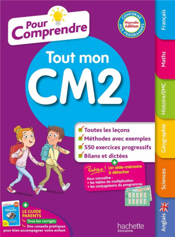 POUR COMPRENDRE : TOUT MON CM2 - BERLION DANIEL - HACHETTE