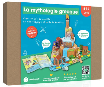 LA MYTHOLOGIE GRECQUE - KIT LUDO-EDUCATIF 8-12 ANS - CREE TON JEU DE SOCIETE DU MONT OLYMPE ! - XXX - NC