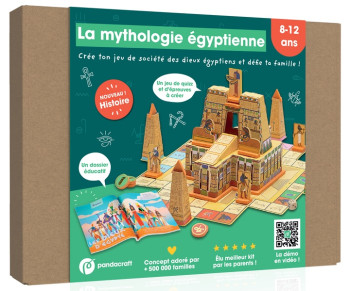 LA MYTHOLOGIE EGYPTIENNE - KIT LUDO-EDUCATIF 8-12 ANS - CREE TON JEU DE SOCIETE DES DIEUX EGYPTIENS - XXX - NC