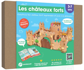 LES CHATEAUX FORTS - KIT LUDO-EDUCATIF 3-7 ANS - CONSTRUIS TON CHATEAU FORT ET JOUE ! - XXX - NC