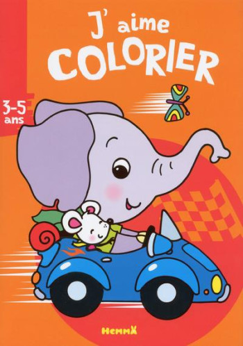 J'AIME COLORIER (3-5 ANS) (ELEPHANT) - COLLECTIF - HEMMA