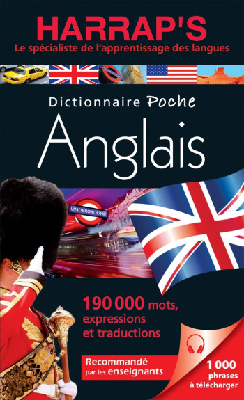 HARRAP'S DICTIONNAIRE POCHE ANGLAIS - COLLECTIF - LAROUSSE