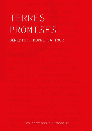 TERRES PROMISES - DUPRE LA TOUR BENEDICTE - DU LUMIGNON