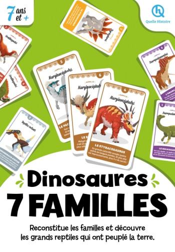 7 FAMILLES LES DINOSAURES - QUELLE HISTOIRE STUD - QUELLE HISTOIRE