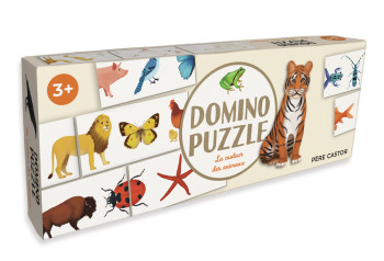 DOMINO PUZZLE - LA COULEUR DES ANIMAUX - Adeline Ruel - PERE CASTOR