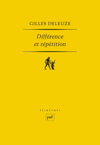 DIFFERENCE ET REPETITION - DELEUZE GILLES - PUF