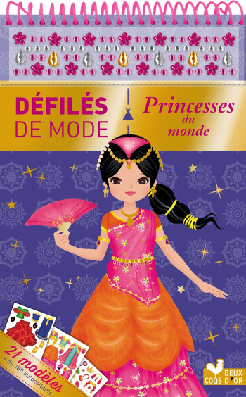 PRINCESSES DU MONDE - BLOC À SPIRALE - Clémentine Dérodit - DEUX COQS D OR