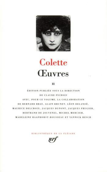 OEUVRES TOME 2 - COLETTE - GALLIMARD