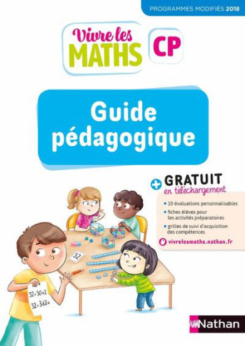 VIVRE LES MATHS - GUIDE PEDAGOGIQUE CP 2019 - ROUY LOIC - CLE INTERNAT