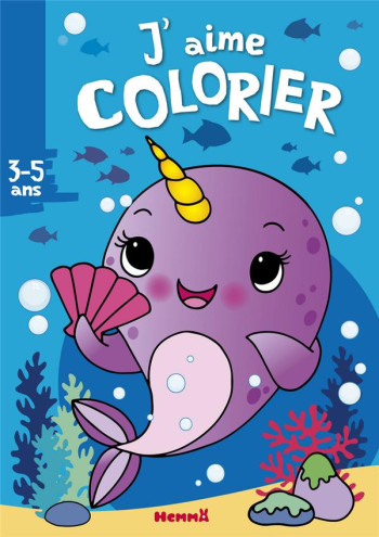 J'AIME COLORIER (3-5 ANS) (LICORNE DES MERS) - PIETTE NADINE - HEMMA