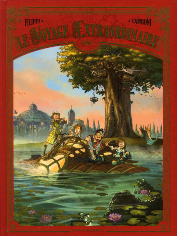 LE VOYAGE EXTRAORDINAIRE TOME 1 : LE TROPHEE JULES VERNE PARTIE 1 - FILIPPI/CAMBONI - VENTS D'OUEST