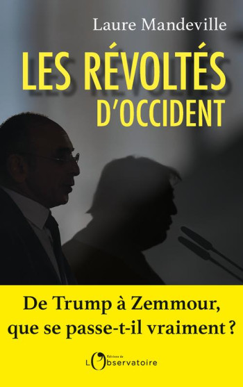 LES REVOLTES D'OCCIDENT - MANDEVILLE LAURE - L'OBSERVATOIRE