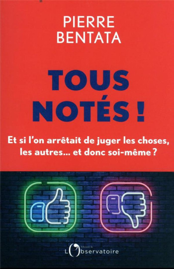 TOUS NOTES - BENTATA PIERRE - L'OBSERVATOIRE